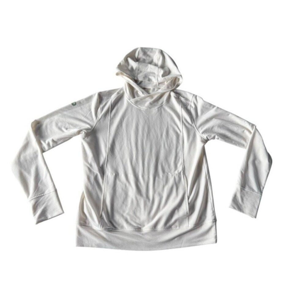 Marmot Women's Sz L Tallac Cream Hoodie Hooded Pullover Shirt - Picture 9 of 9